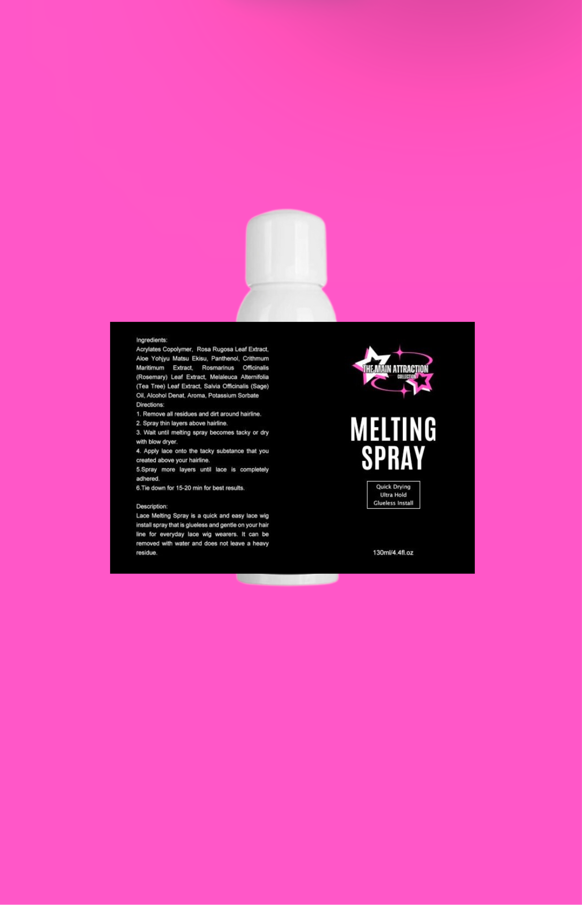 Melting Spray - The Main Attraction -